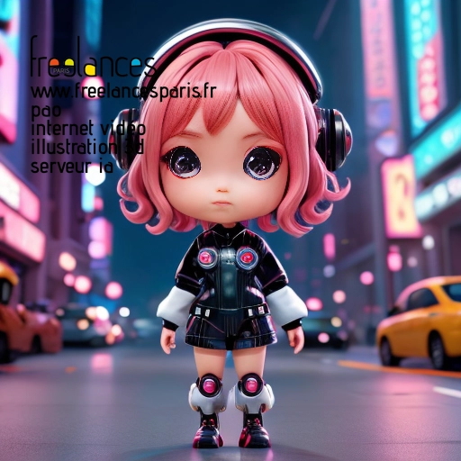 Pao mise en page internet vidéo illustration 3d serveur IA générative AI freelance paris studio de création magazines QTNYDGI0